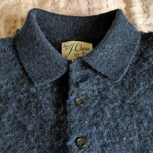 100% Wool Polo Sweater